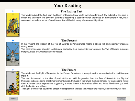 Screenshot #5 pour World of Wisdom: Tarot