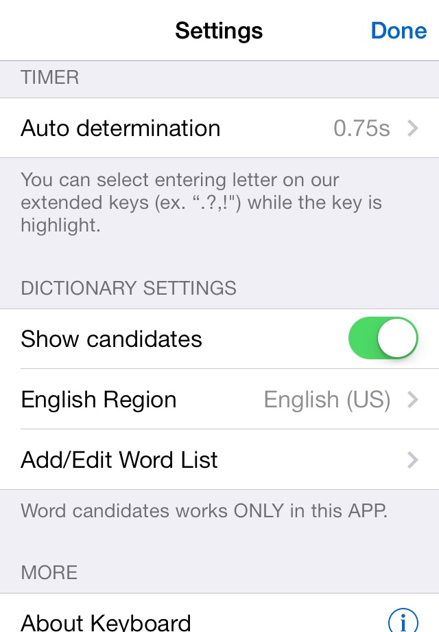 Easy Mailer English Keyboard screenshot 4