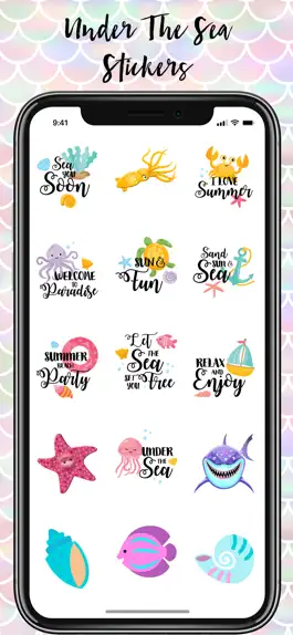 Game screenshot Under The Sea Stickers Pack hack