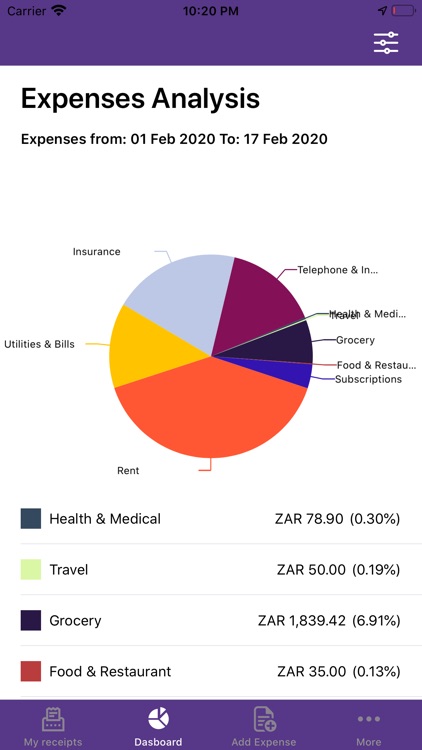Receipt Bin: Expenses Tracker screenshot-3
