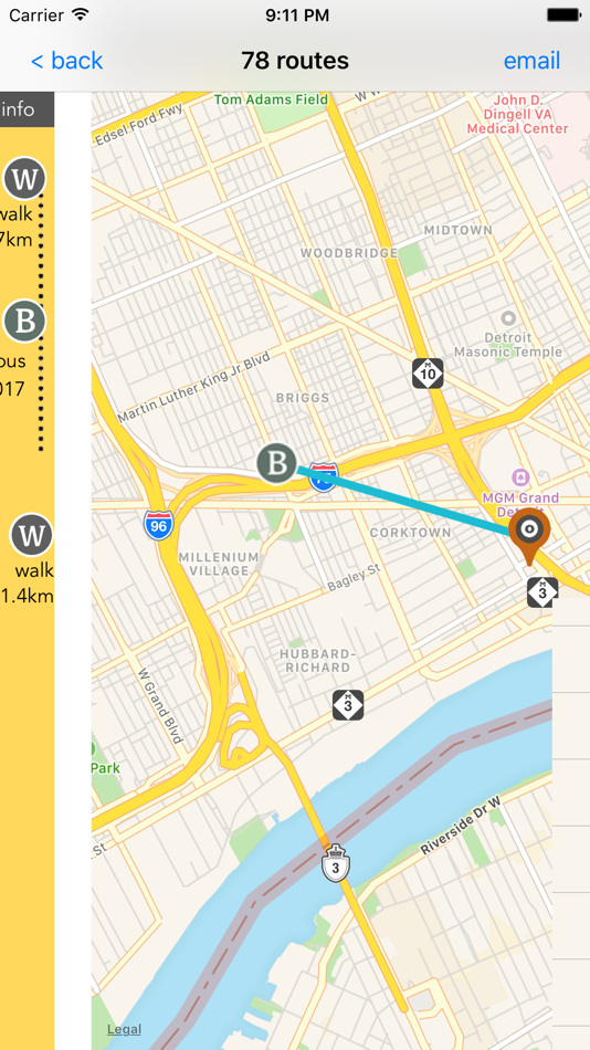 Detroit Public Transport - 8 - (iOS)