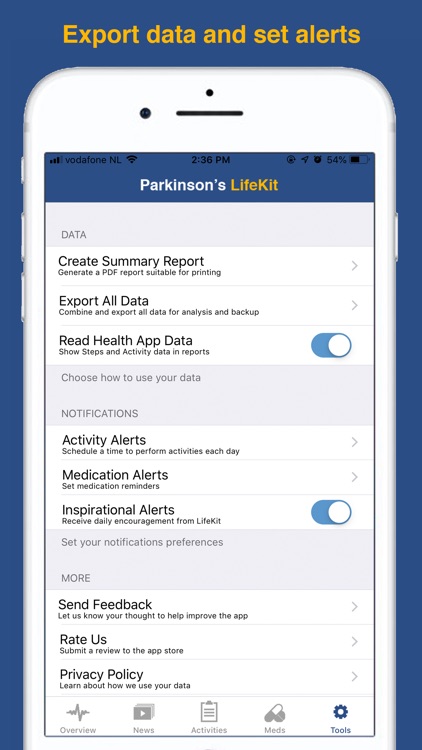 Parkinson's LifeKit screenshot-9