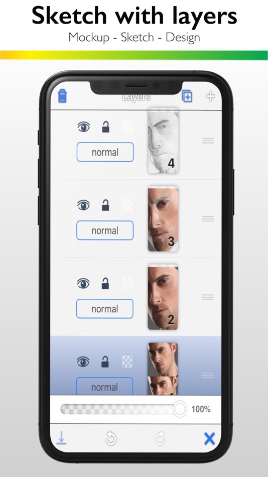 #5. Mock-up Art Draw Paint Sketch (iOS) Von: Loyal Foundry, Inc.