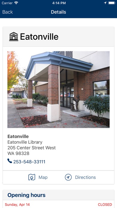 Pierce County Library System Screenshot