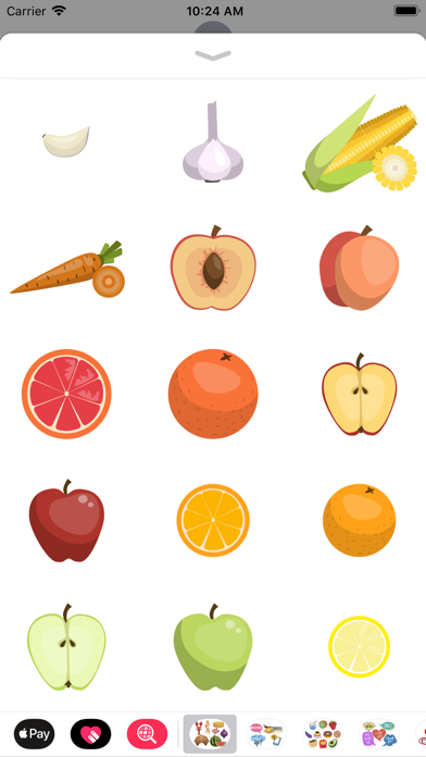 Screenshot #2 pour All Foods Stickers