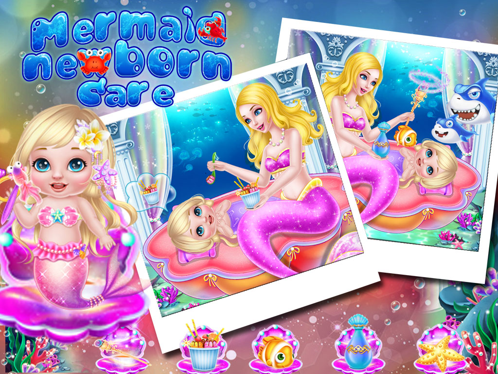 Mermaid Newborn Baby Care Nurse