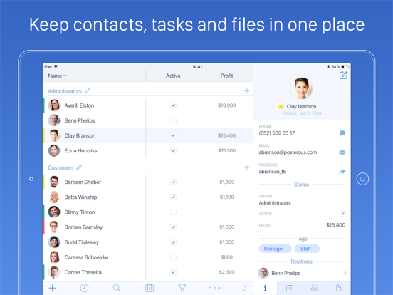 Screenshot #4 pour Top Contacts - Contact Manager