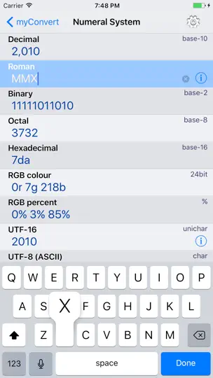 MyConvert - Unit Converter iPhone Ekran Görüntüsü 5
