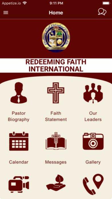 Screenshot #1 pour Redeeming Faith International