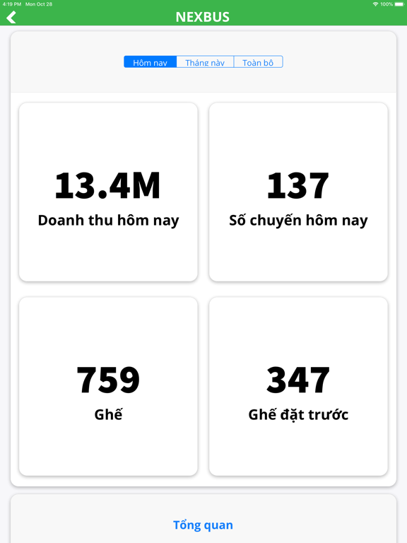 Screenshot #6 pour Nexbus Numbers - Doanh số