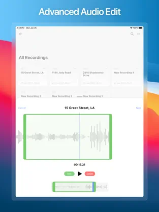 Captura de Pantalla 5 Audio Recorder - Audio Editor iphone