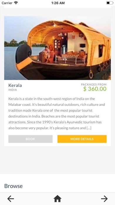 Screenshot 4 of SkyLine Travel App