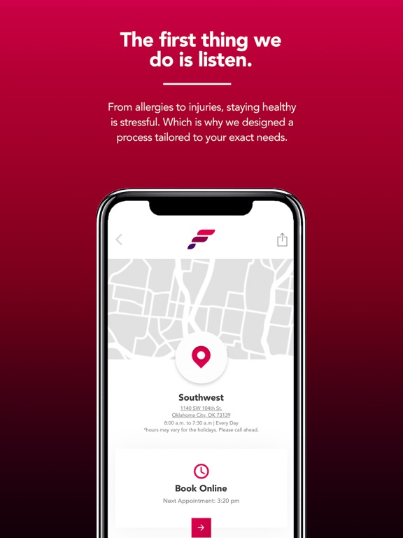 Screenshot #6 pour First Med Urgent Care