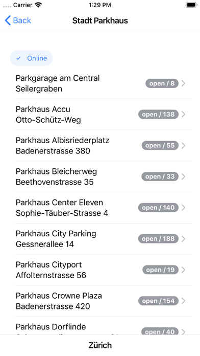 Screenshot #2 pour Stadt Parkhaus CH