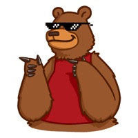 Cute Bear Pun Funny Stickers pour PC