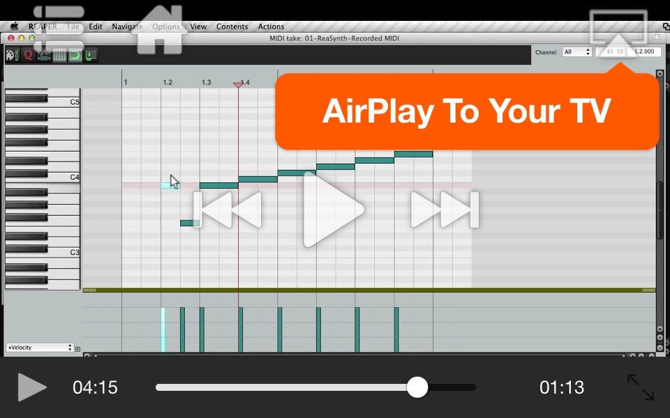 MIDI Course for Reaper screenshot 4