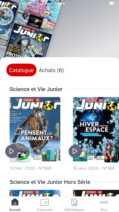 Screenshot #1 pour Science & Vie Junior Magazine