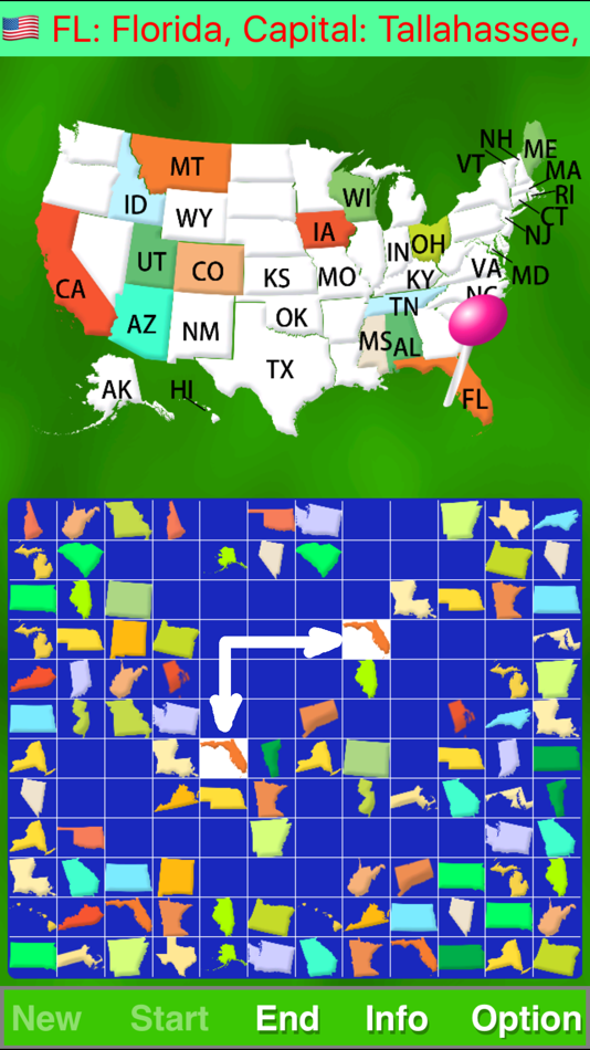 Map Solitaire USA by SZY - 13.6 - (iOS)