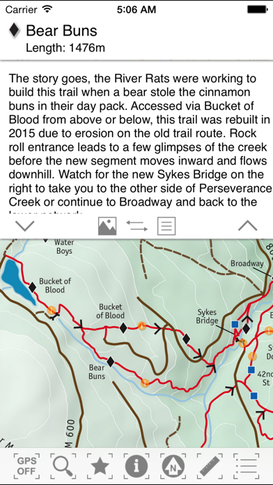 TrailMapps: Cumberland Screenshot