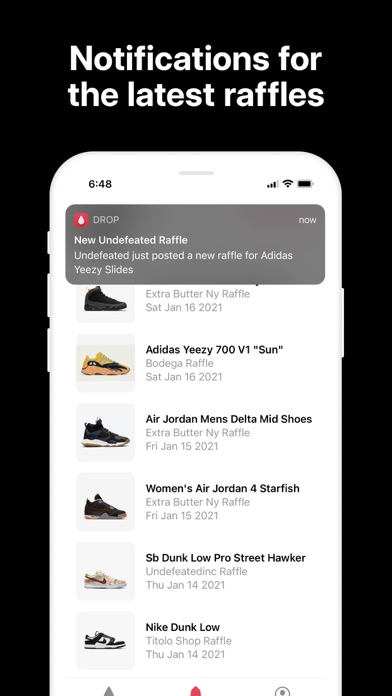 Drop - Shoe Releases & Raffles Screenshot