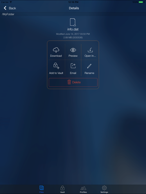 MTC iPad screenshot 4 - Productivity app