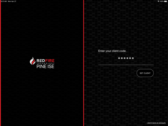 Red Fire Pine ISE app screenshot 1