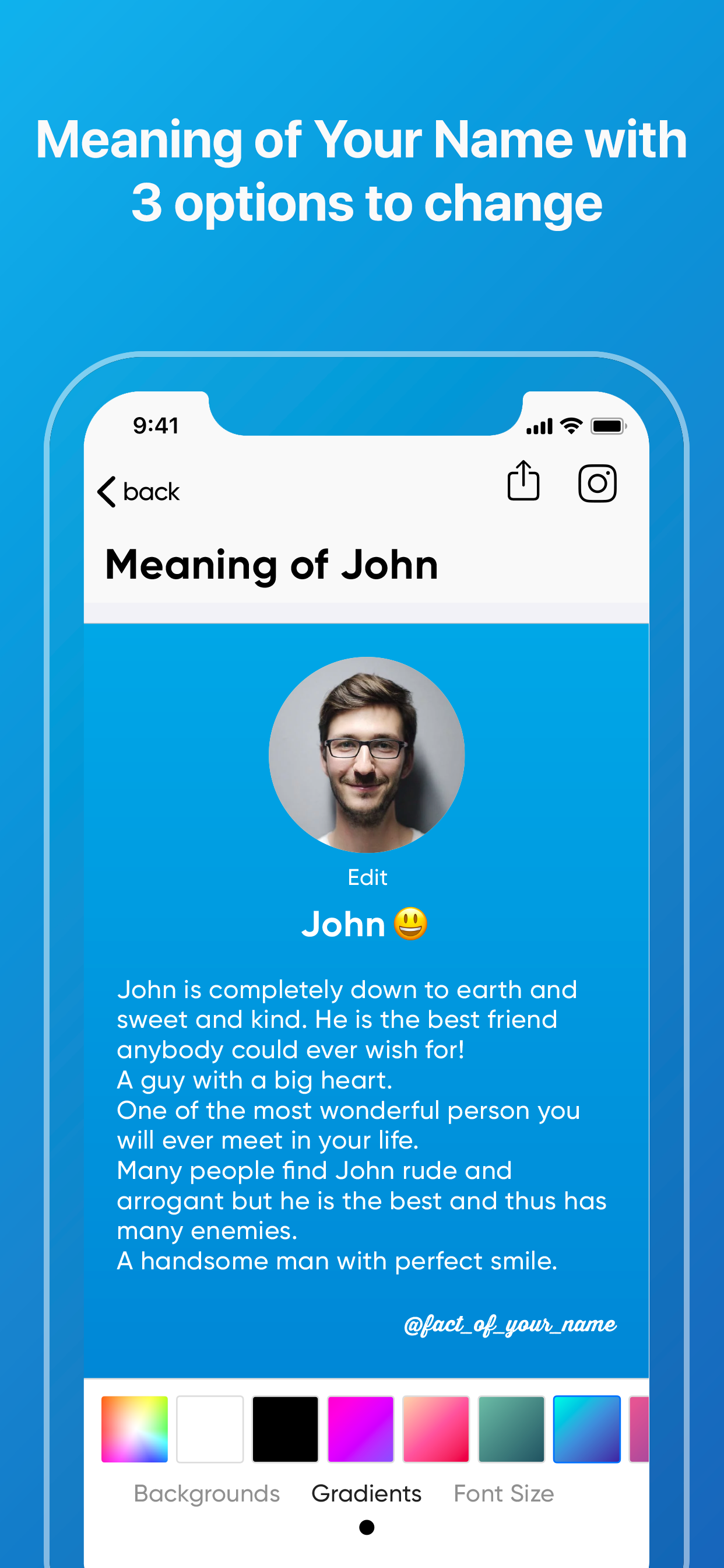Fact of Your Name (FoYN)