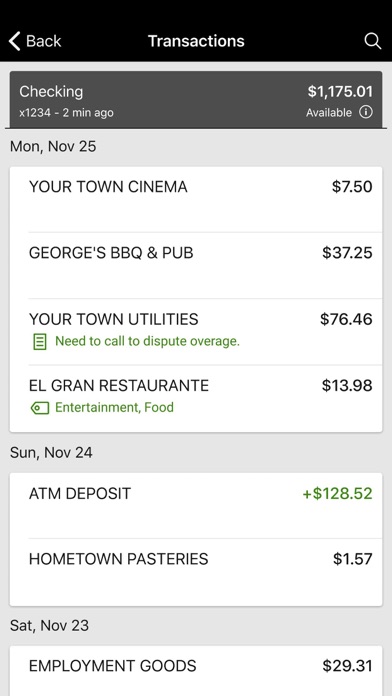 Watermark Bank Screenshot