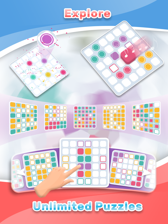 Screenshot #6 pour Squaredom  - Tile Match Games