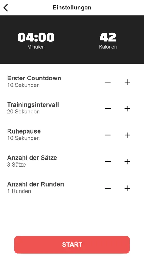 HIIT Intervalltraining