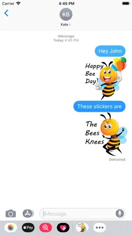 Game screenshot Bee Amazing Bee Pun Stickers mod apk