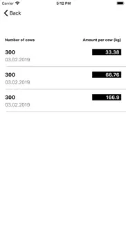 dairy feed manager iphone screenshot 3