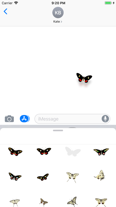 Vintage Butterflies Stickers screenshot 4