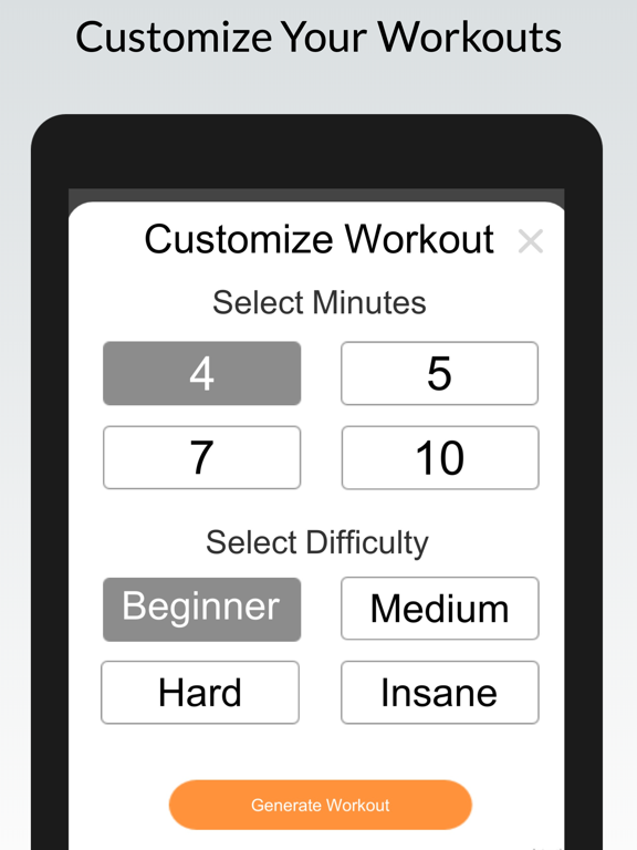 Screenshot #4 pour Quick Workout - Home Exercise