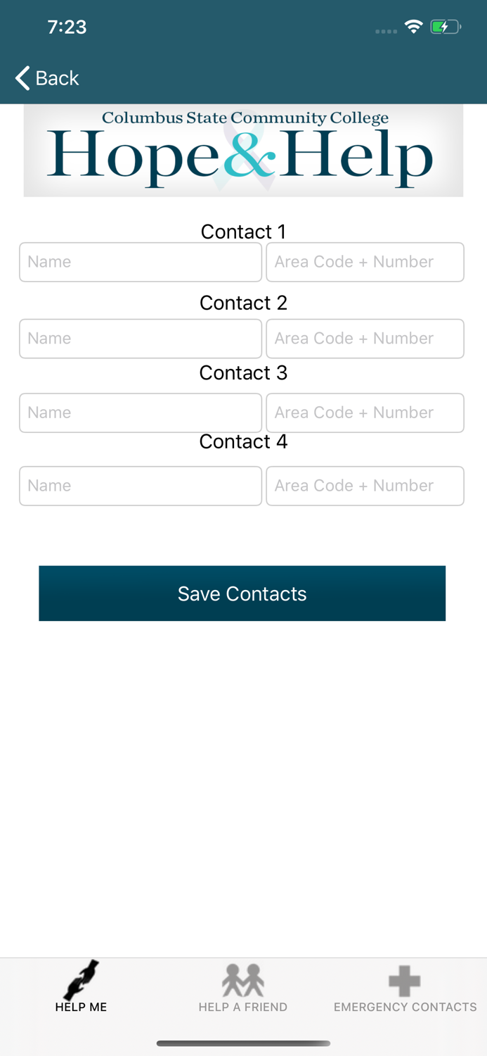 Columbus State Hope and Help