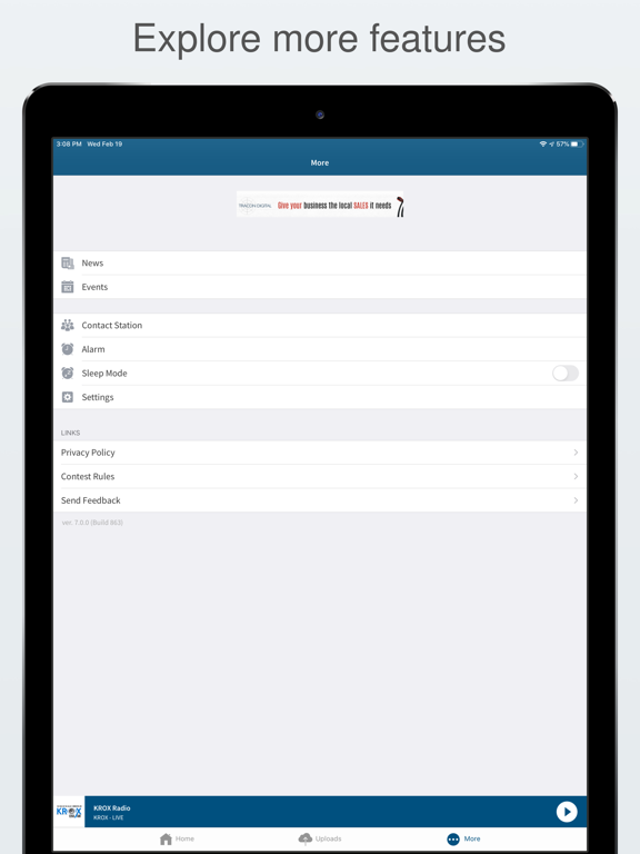 KROX Radio - Crookston MN iPad screenshot 4 - Music app