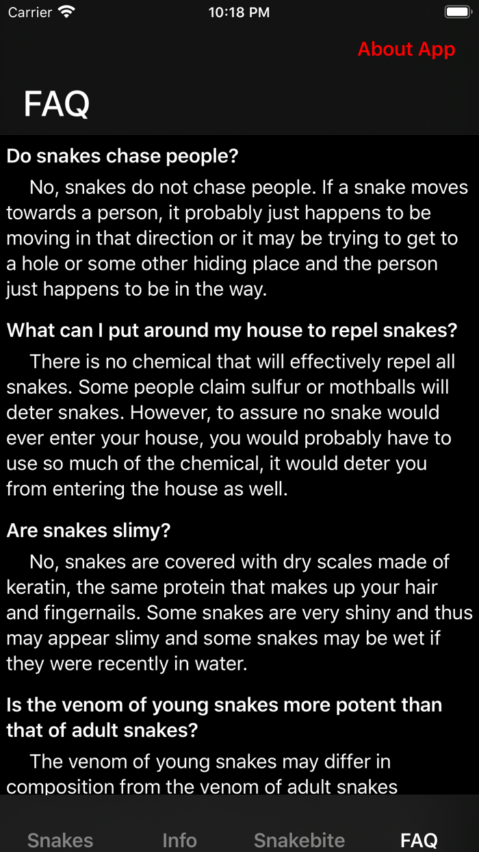 Snakes of North Carolina