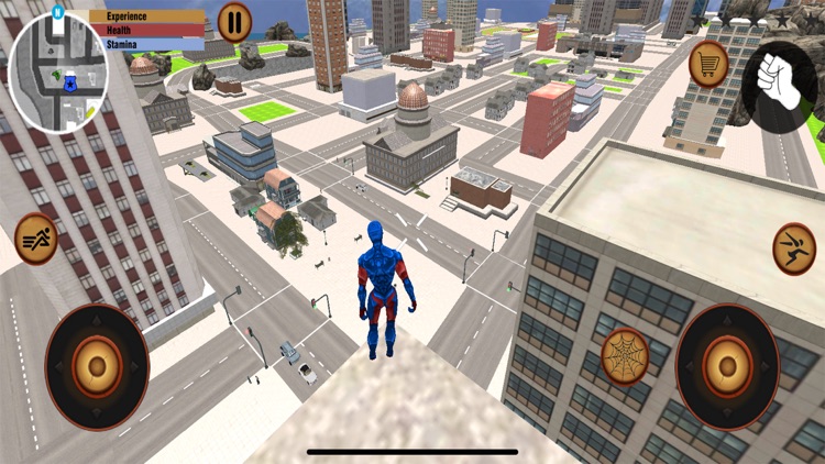 Flying Spider Stickman hero