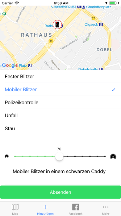 Blitzer & Polizeikontrollen Screenshot