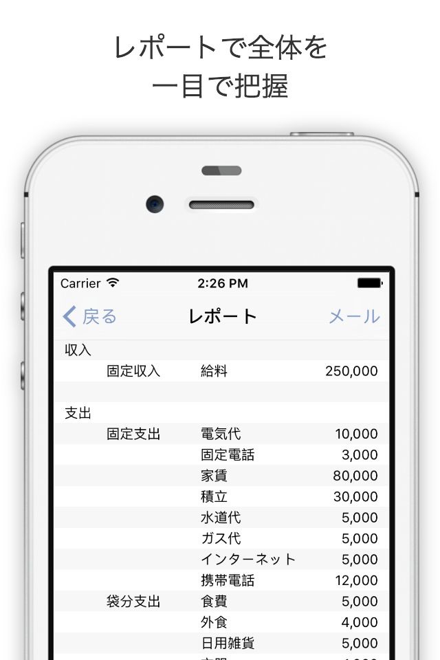 袋分家計簿 Pro screenshot 4