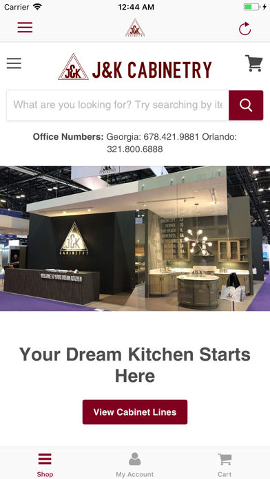 J&K Cabinetry iPhone screenshot 1 - Shopping app