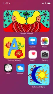 How to cancel & delete coloring widget 2