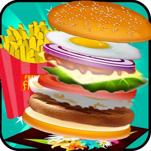 Burger Maker Chef Cooking Game icon