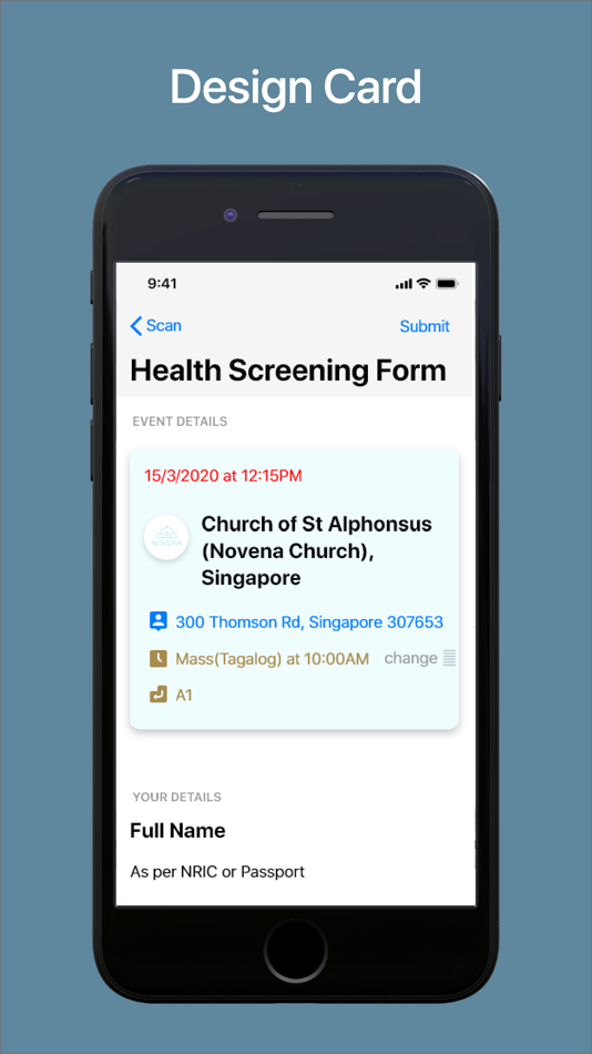 #2. Contact Tracing App (iOS) Podle: CCS Group Pte Ltd
