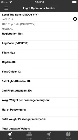 Flight Operation Tracker screenshot 1