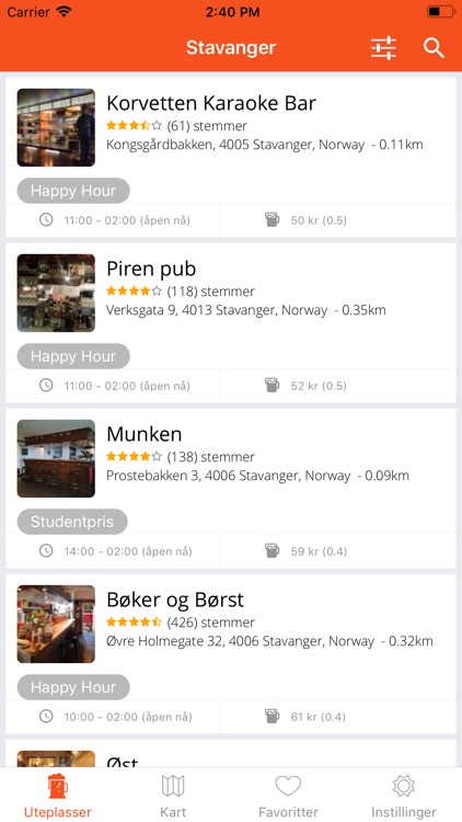 Ølpriser og Happy Hour