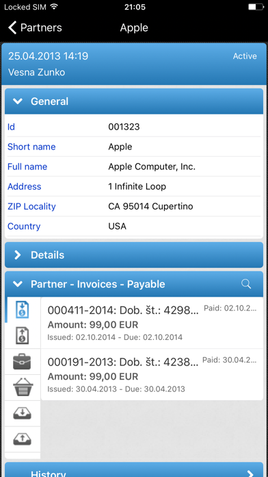 IMiS/mDMS Screenshot