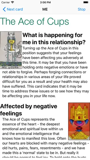 Tarot Daily iPhone Screenshot 2
