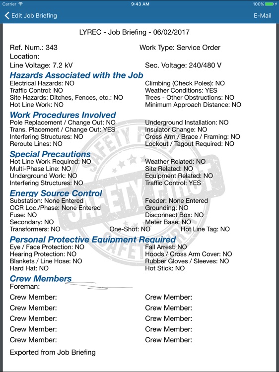 LYREC Job Briefing screenshot-3