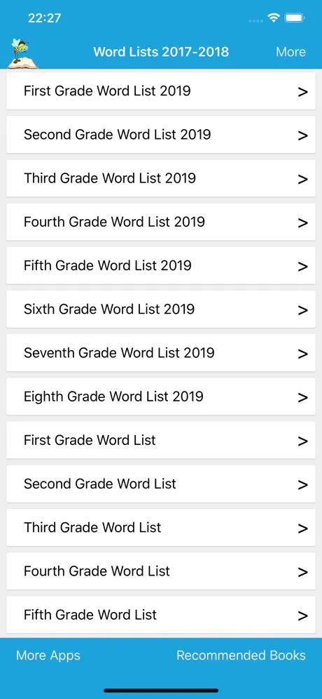 Spelling Bee Words